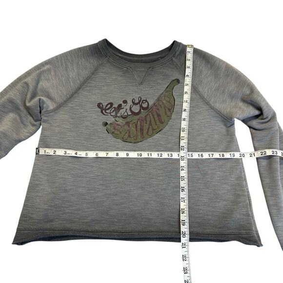 Anthropologie Saturday Sunday Graphic Cropped Sweatshirt Size Small - Picture 5 of 9